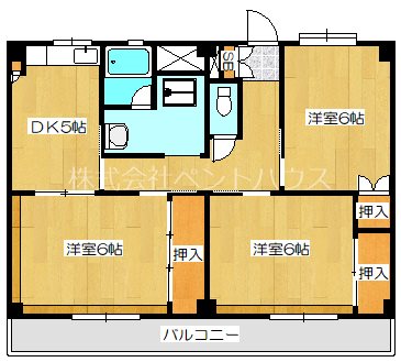 ヴィラナリー月岡 間取り