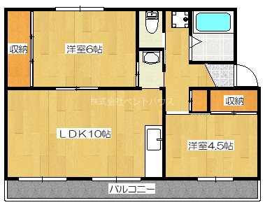 ヴィラナリー下関Ⅱ 間取り