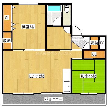 ヴィラナリー英田 間取り