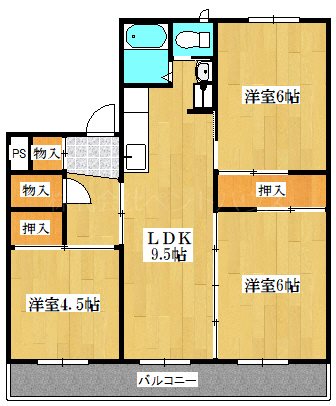 ヴィラナリー芦別 間取り