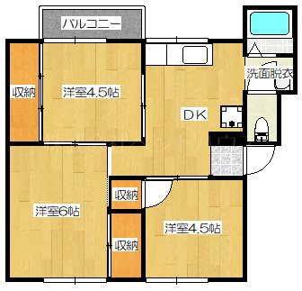 ヴィラナリー新発田Ⅱ 間取り