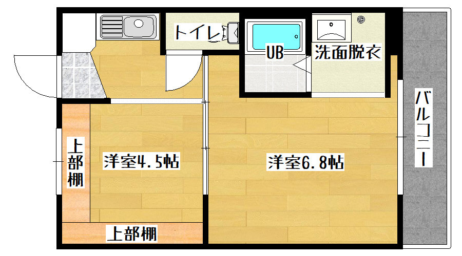 ヴィラナリー児島間取り